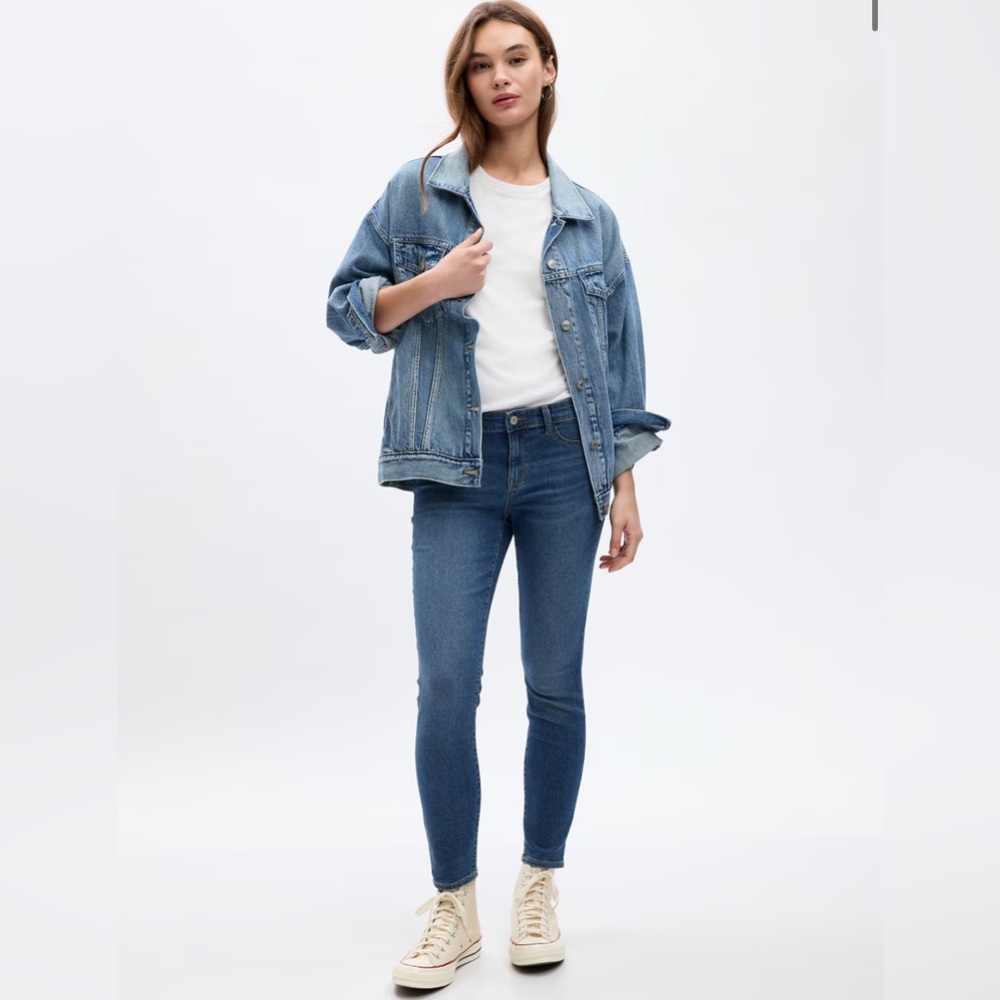 Gap Mid Rise Favorite Ankle Jeggings